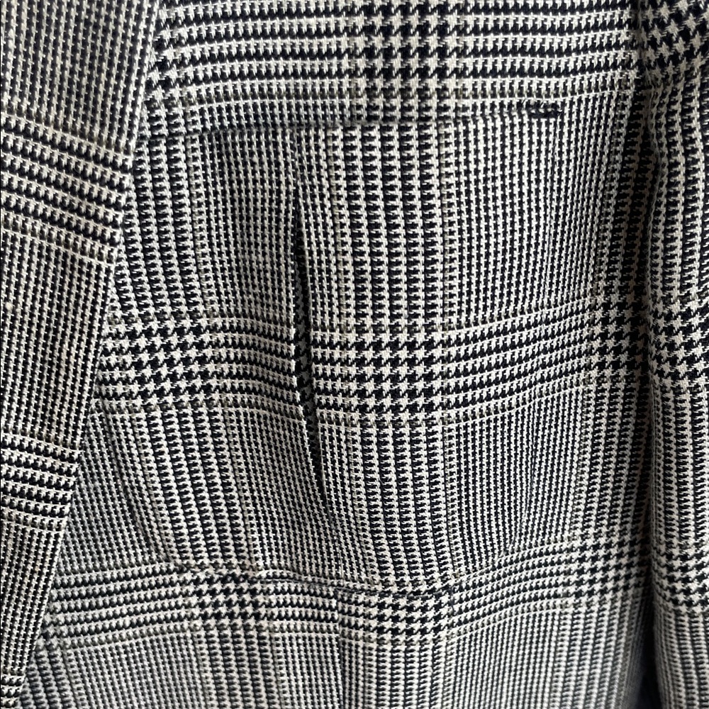 Ralph Lauren Houndstooth Linen Wool Blazer Size 10 - Picture 6 of 12